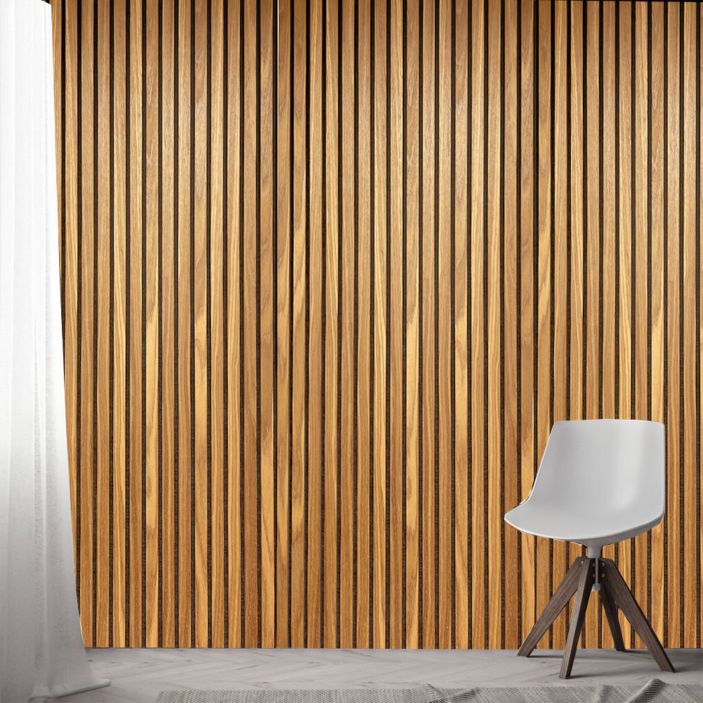 White Oak Acoustic Slat Wood Panel Wall – 100% Real Oak Finish Questions & Answers