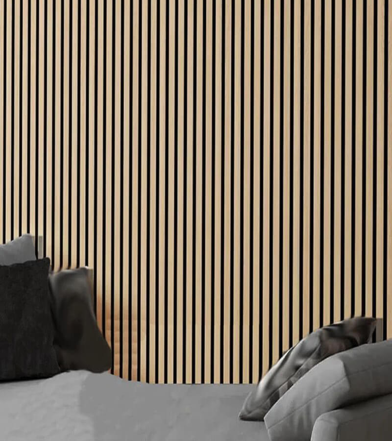 Natural Oak Acoustic Slat Wood Wall Panels - 100% Real Oak Finish Questions & Answers